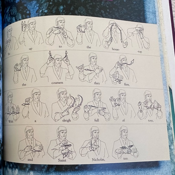 The Night Before Christmas book. Sign language. - Picture 10 of 10